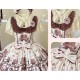 Good Night Mie Mie Chocolate Cat Blouse and JSK(Pre-Order)